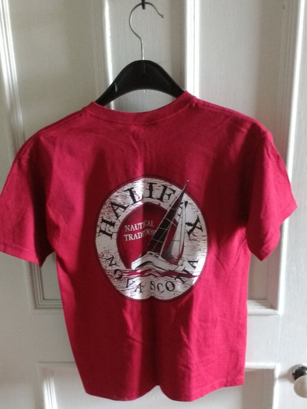 Boy's Meduim Red Halifax Souvenir T-Shirt (17" PTP)